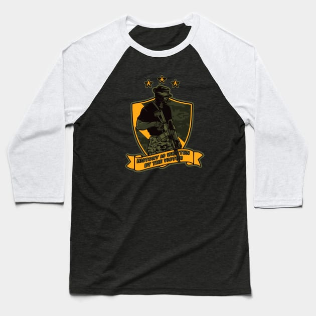History Writer Baseball T-Shirt by AndreusD